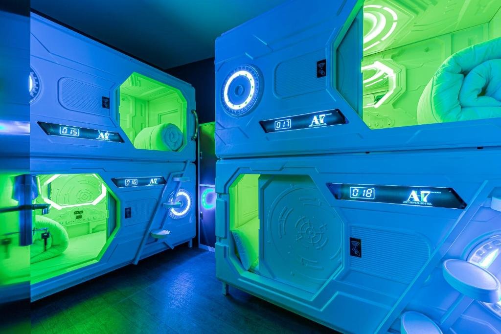 Hoteles Capsula España - Hotel Art Seven Hostel Capsules Madrid