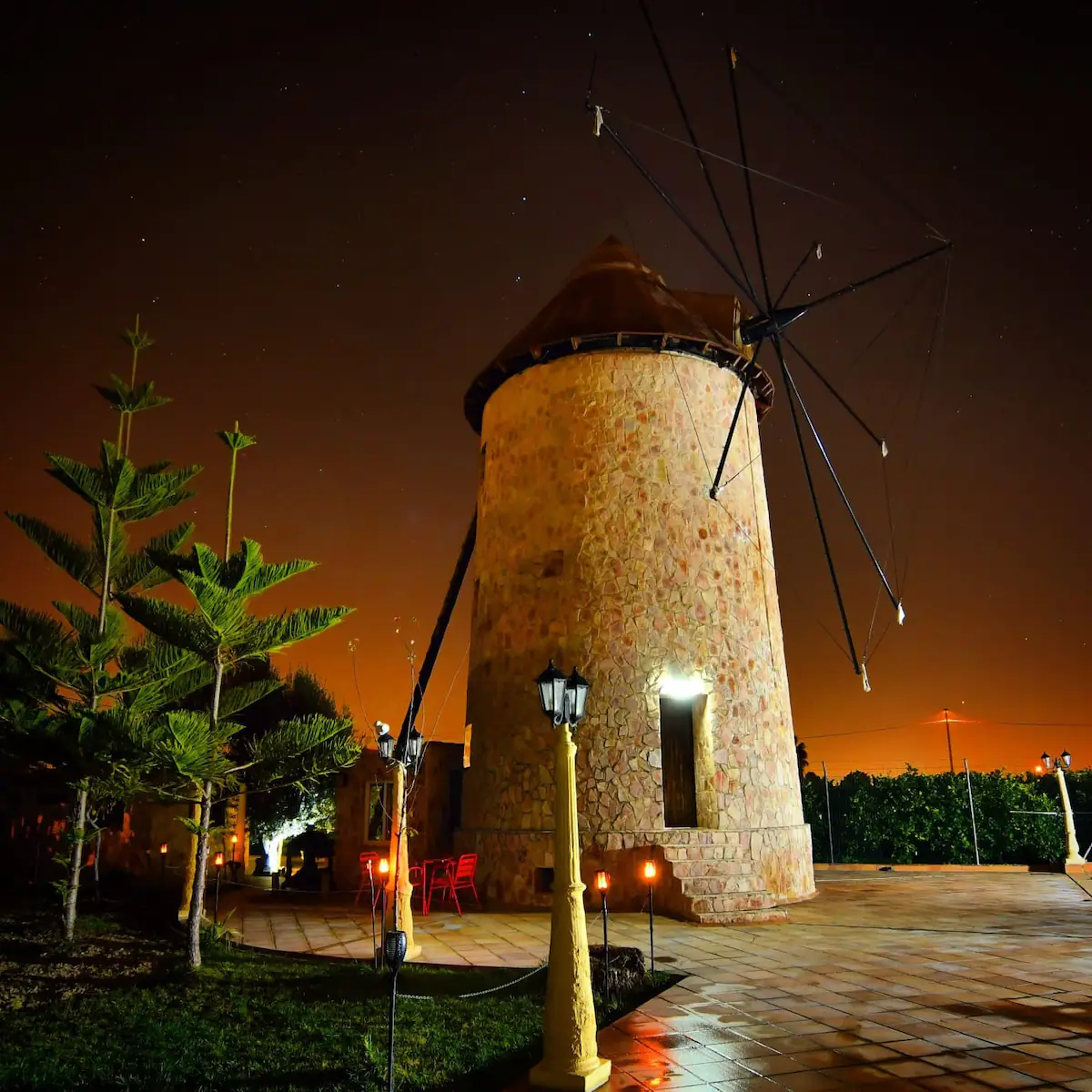 Molino de viento en Cartagena, Murcia