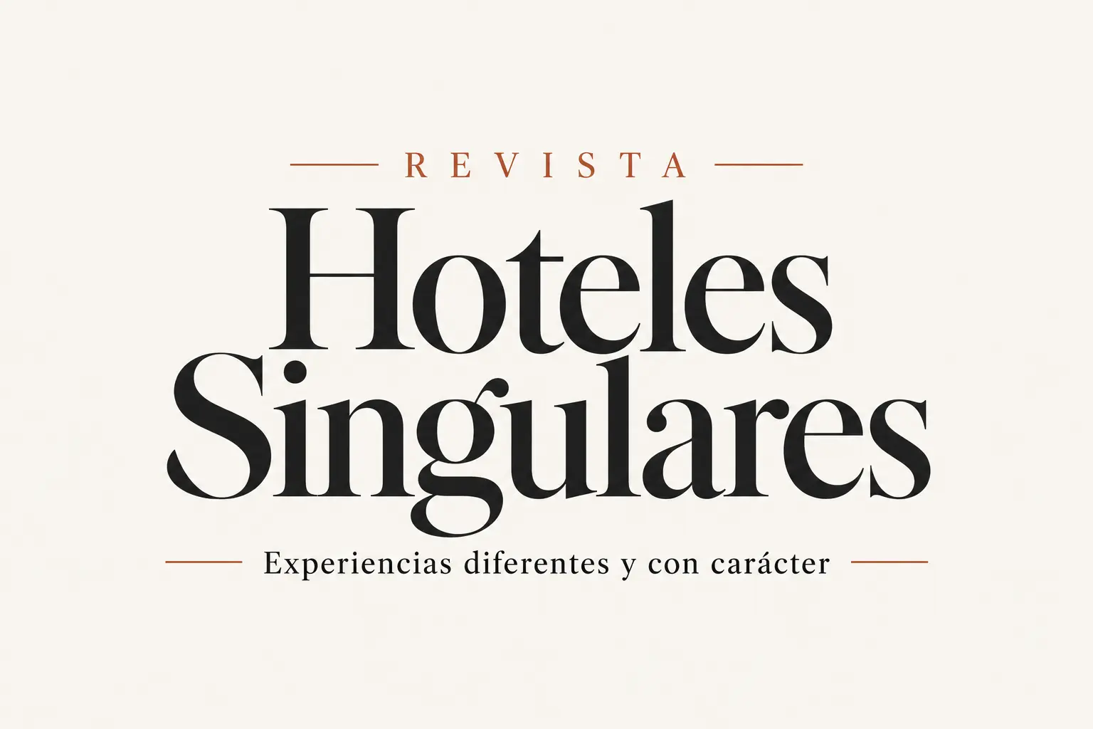 Revista Hoteles Singulares